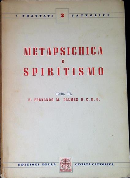 Metapsichica e Spiritismo - copertina