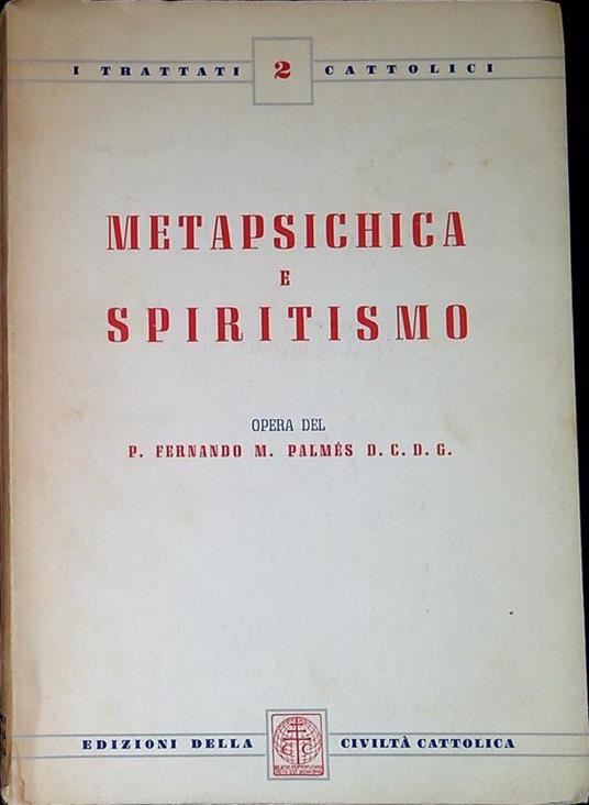 Metapsichica e Spiritismo - copertina
