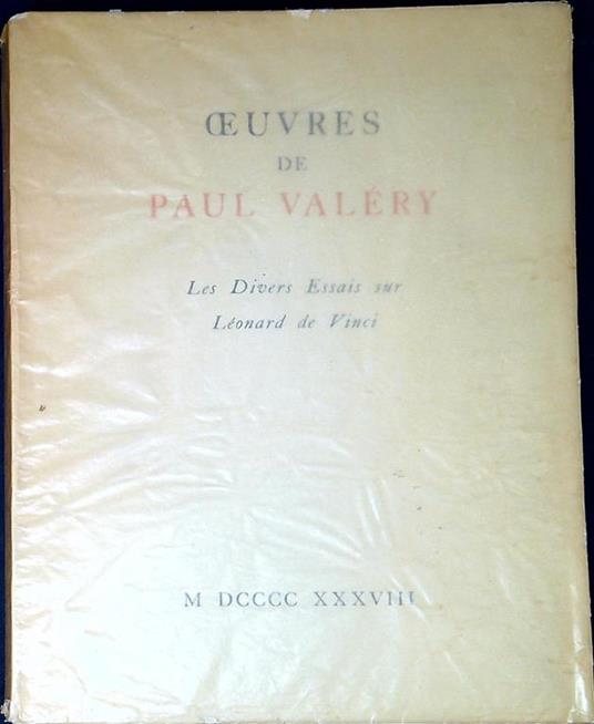 Les divers essais sur Leonard de Vinci - Paul Valéry - copertina
