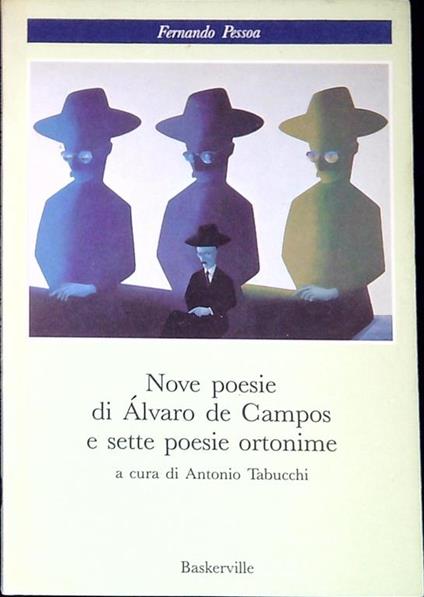 Nove poesie di Alvaro de Campos e sette poesie ortonime - copertina