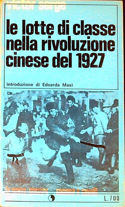 Le lotte di classe nella rivoluzione cinese del 1927 - copertina