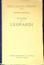 Studio sul Leopardi