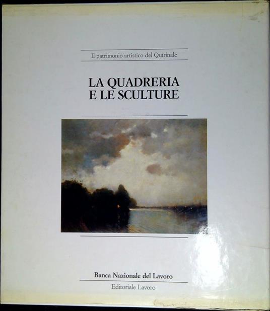 La quadreria e le sculture - copertina