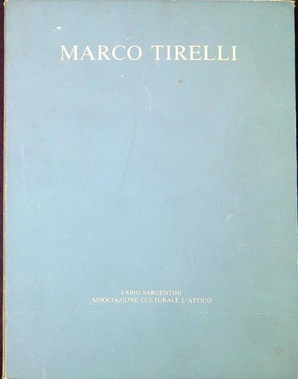 Marco Tirelli - copertina
