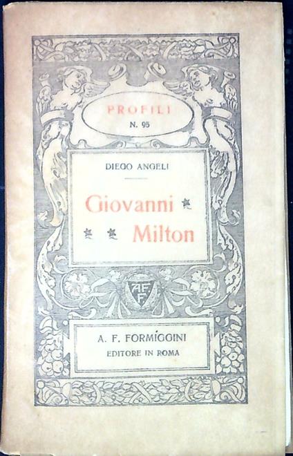 Giovanni Milton - Diego Angeli - copertina