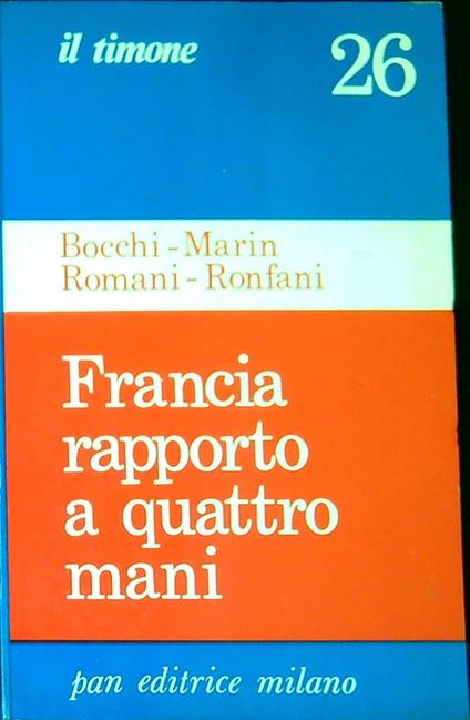 Francia rapporto a quattro mani - copertina