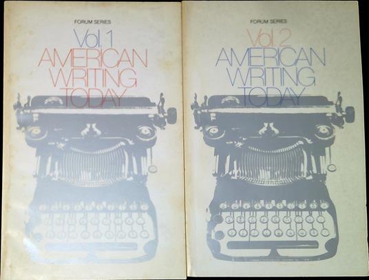 American writing today Voll. 1 e 2 - copertina