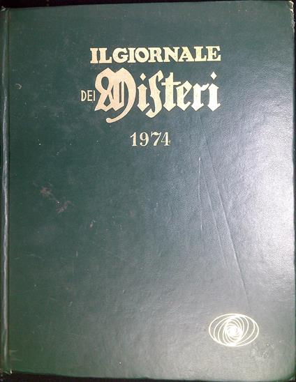 IL GIORNALE DEI MISTERI 1974 Annata Completa - copertina