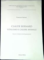 Claude Bernard : vitalismo e calore animale : saggio storico-epistemologico