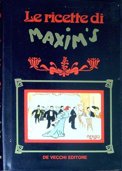 Le ricette di Maxim's - copertina