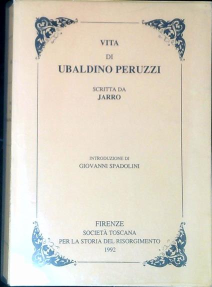 Vita di Ubaldino Peruzzi - copertina