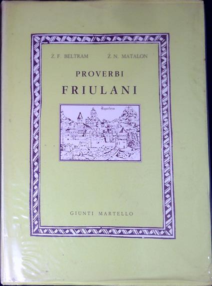 Proverbi friulani - copertina