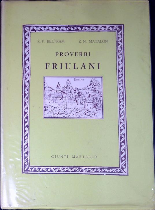 Proverbi friulani - copertina