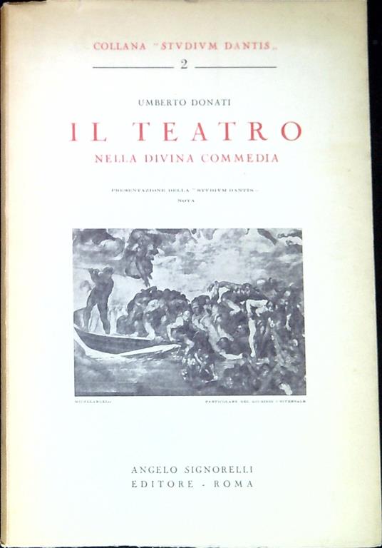 Il teatro nella Divina Commedia - Lamberto Donati - copertina