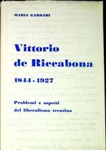 Vittorio de Riccabona, 1844-1927 : problemi e aspetti del liberalismo trentino