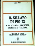 Il Sillabo di Pio IX e la stampa francese inglese e italiana