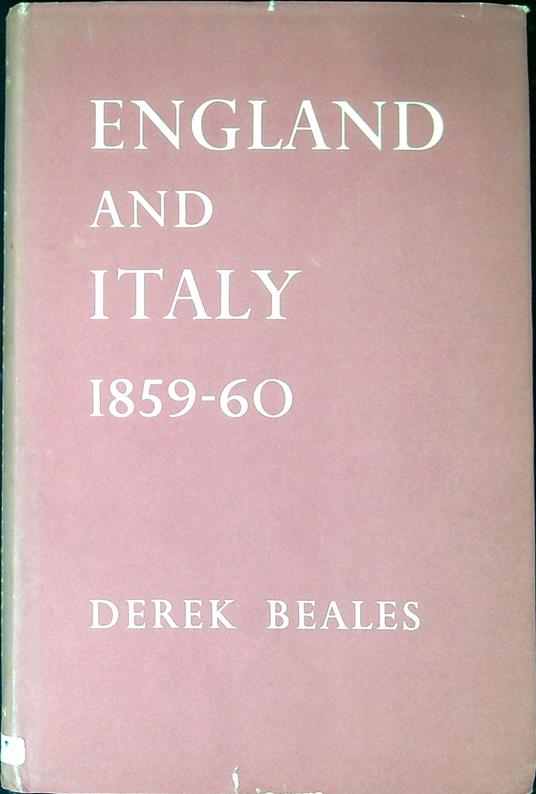 England and Italy, 1859-60 - copertina