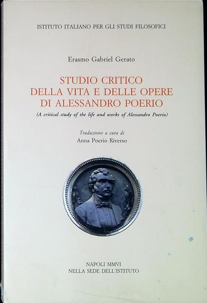 Studio critico della vita e delle opere di Alessandro Poerio - copertina