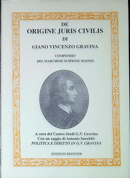 De origine juris civilis - copertina