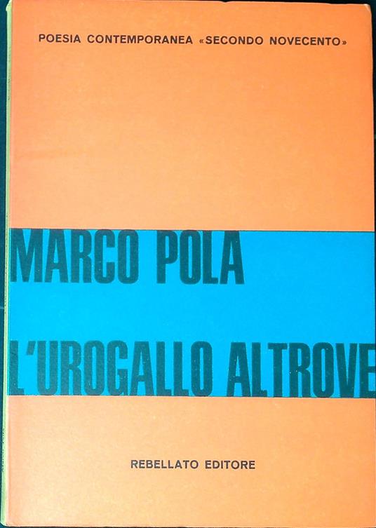 L' urogallo altrove - Marco Pola - copertina