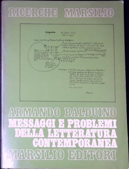 Messaggi e problemi della letteratura contemporanea - Armando Balduino - copertina