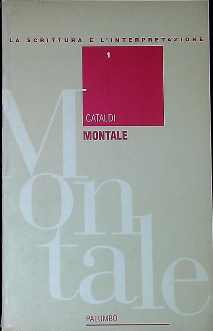 Montale - Pietro Cataldi - copertina