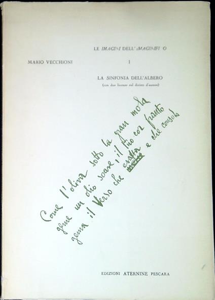 La sinfonia dell'albero : con due licenze sul diritto d'autore - Mario Vecchioni - copertina