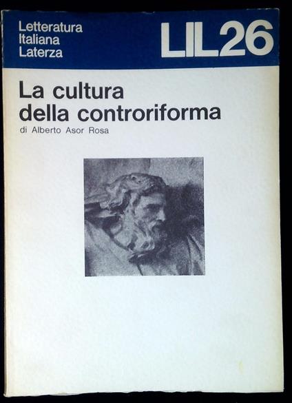 26: La cultura della Controriforma - Alberto Asor Rosa - copertina
