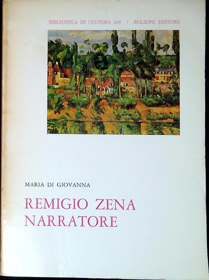 Remigio Zena narratore - copertina