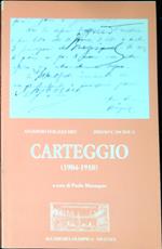 Carteggio (1903-1910)