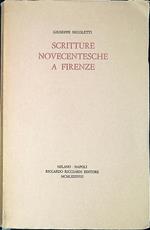 Scritture novecentesche a Firenze