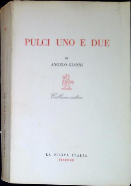 Pulci uno e due - Angelo Gianni - copertina