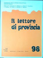 Il lettore di provincia 98 Panorama della poesia dialettale oggi in Italia