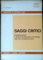 Saggi critici : Cinquecento minore: O. Ariosti, G. M. Verdizzotti e il loro influsso nella vita e nell'opera del Tasso