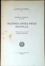 Orationes contra poetas Epistolae