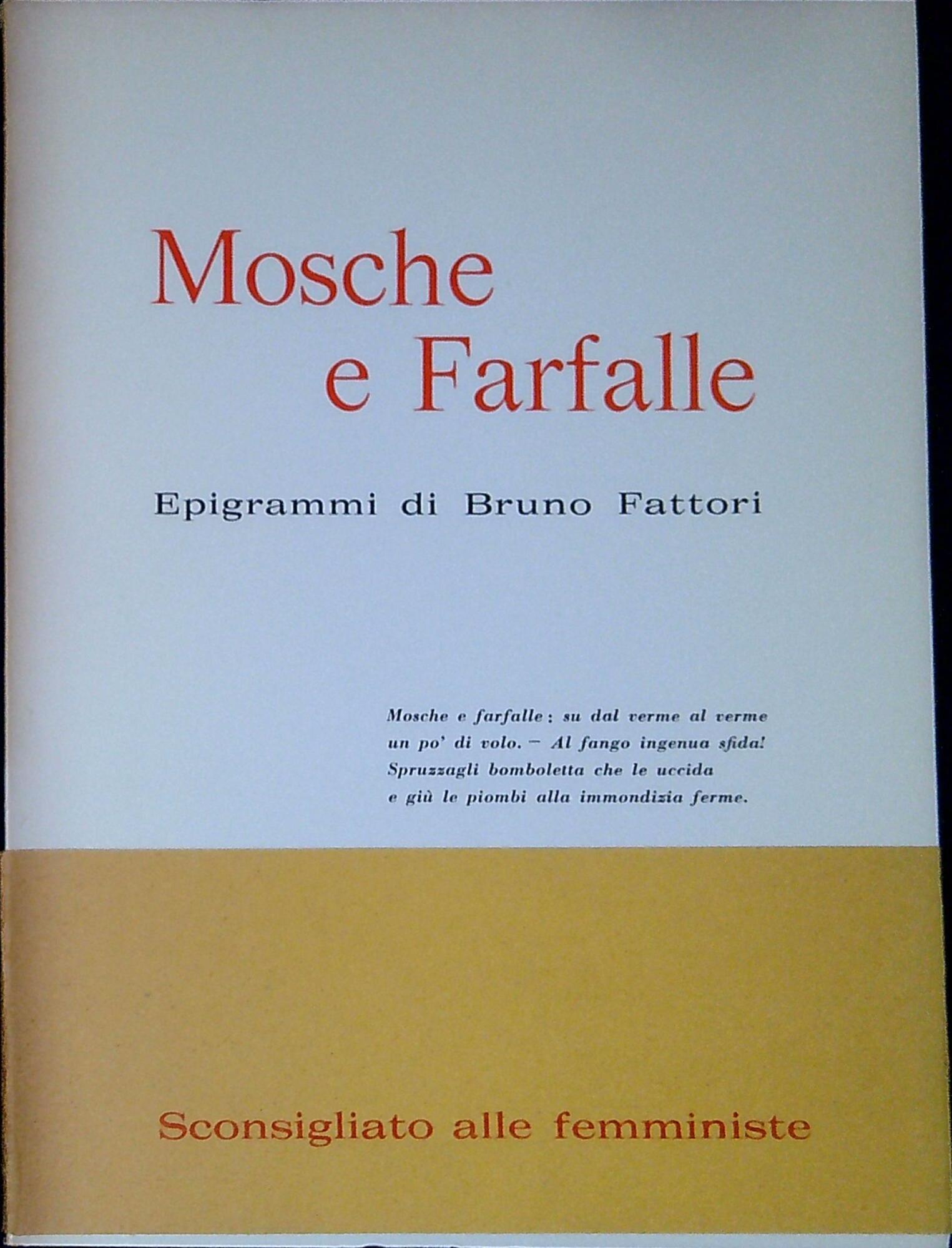 Mosche e farfalle : epigrammi