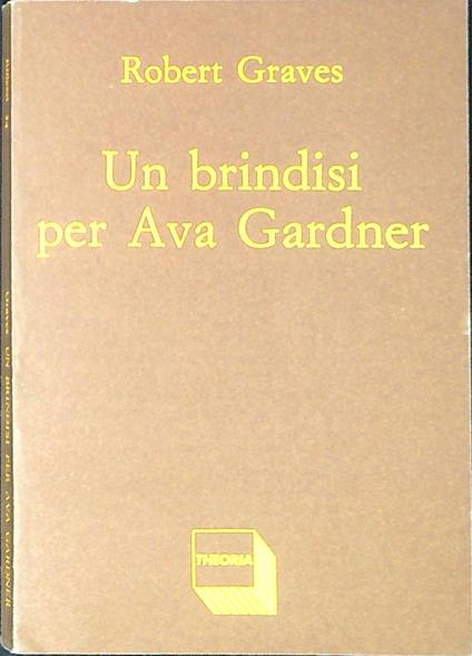 Un brindisi per Ava Gardner - copertina