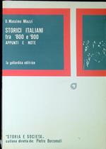 Storici italiani tra '800 e '900 : appunti e note