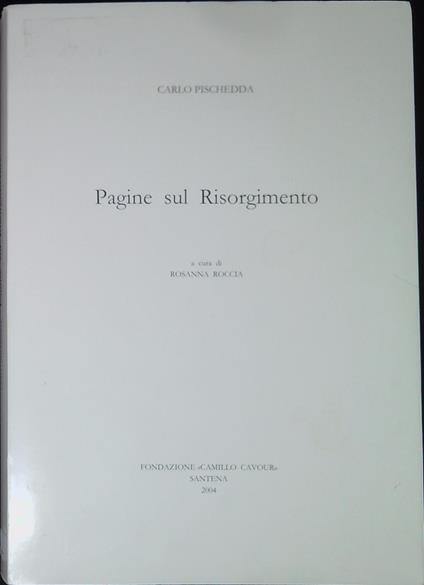 Pagine sul Risorgimento - copertina