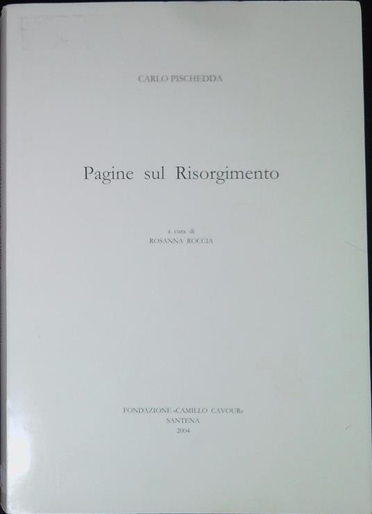 Pagine sul Risorgimento - copertina