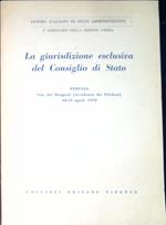 La giurisdizione esclusiva del Consiglio di Stato : Perugia, Sala del Brugnoli (Accademia dei Filedoni), 18-19 aprile 1970