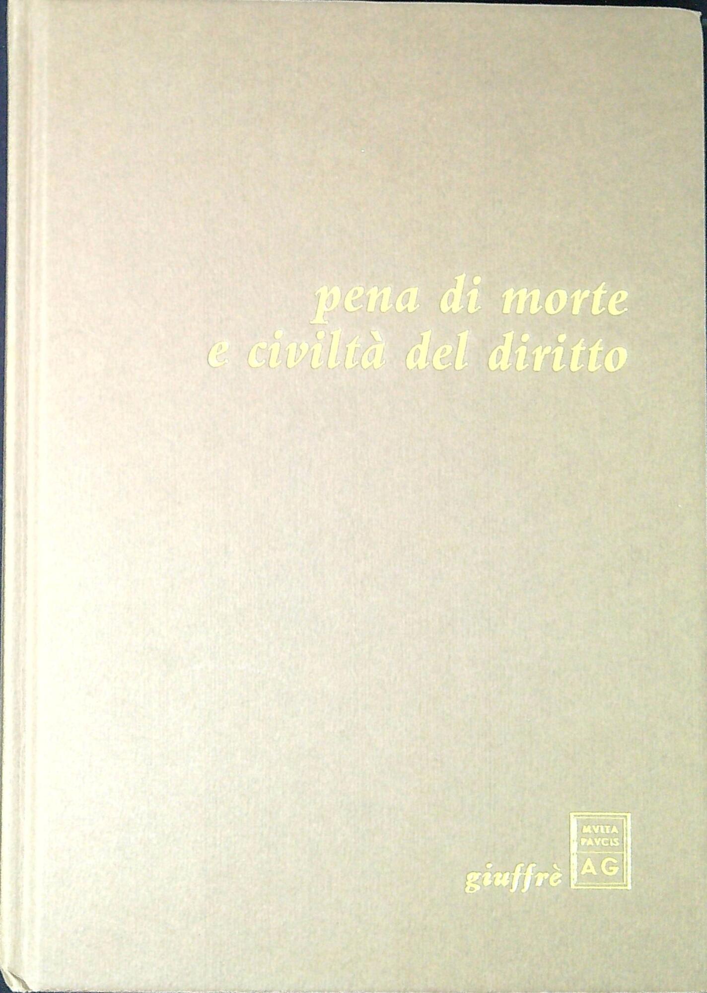 Pena di morte e civiltà del diritto