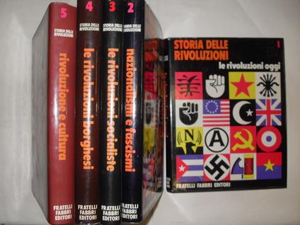 Storia delle rivoluzioni. Opera completa, cinque volumi - Ruggiero Romano - copertina