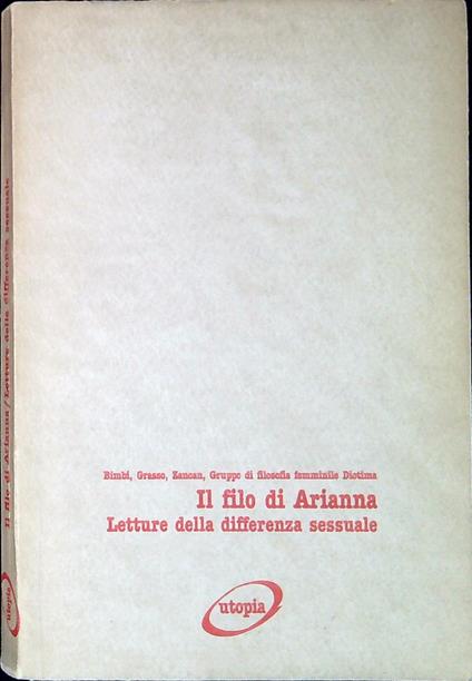 Il filo di Arianna : letture della differenza sessuale - copertina