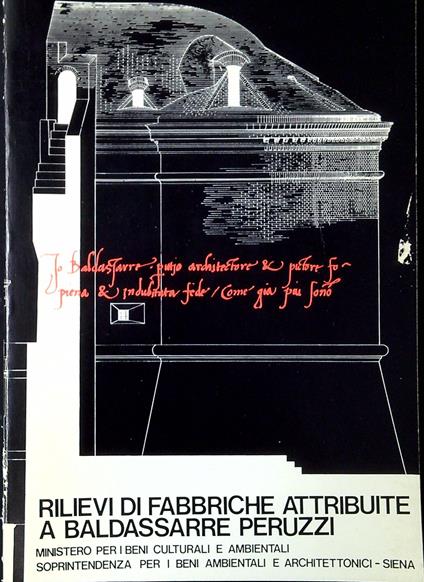 Rilievi di fabbriche attribuite a Baldassarre Peruzzi - copertina
