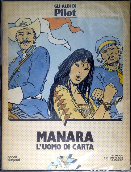 L' uomo di carta - Milo Manara - copertina