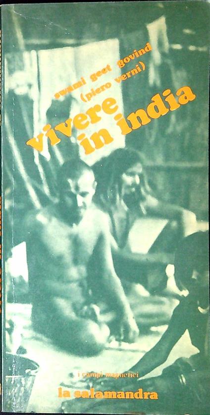 Vivere in India - Piero Verni - copertina