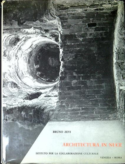 Architectura in nuce - Bruno Zevi - copertina