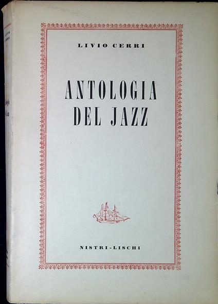 Antologia del jazz - Livio Cerri - copertina
