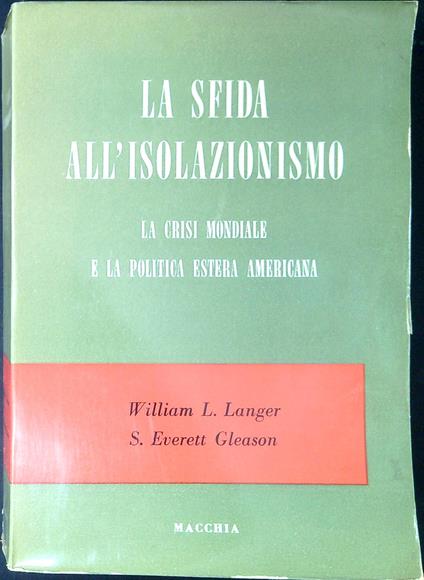 La sfida all'isolazionismo - copertina